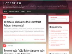 Site de communiqués de presse gratuit, Cepade.eu