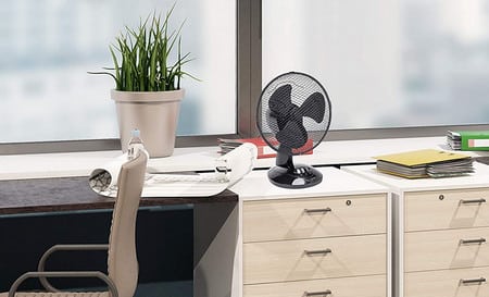Ventilateur de table à pince Bestron ACF15 19 cm Blanc 15 W