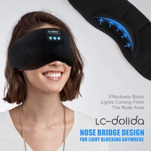 Masque de sommeil avec écouteurs Bluetooth intégrés : confort et technologie pour un sommeil de qualité